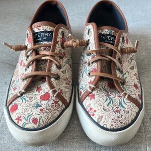 Sperry mermaid print shoes